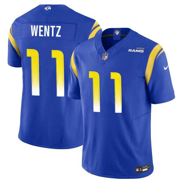 Men & Women & Youth Los Angeles Rams #11 Carson Wentz Blue 2023 F.U.S.E. Vapor Untouchable Limited Jersey,We sell and wholesale Men & Women & Youth Los Angeles Rams #11 Carson Wentz Blue 2023 F.U.S.E. Vapor Untouchable Limited Jersey on line form chian!